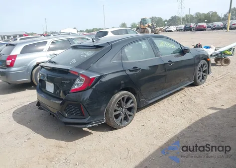 2018 Honda Civic Sport from USA, damaged, VIN SHHFK7H43JU220190